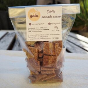 Biscuits amande cacao – 100g