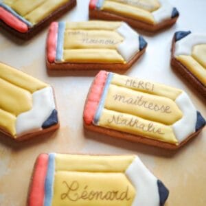 Biscuits Crayons personnalisés