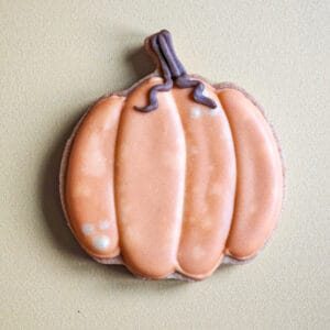 Biscuit citrouille orange