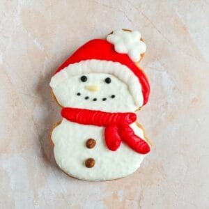Biscuit bonhomme de neige