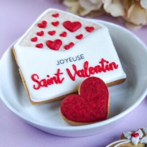 Biscuit Enveloppe Saint Valentin